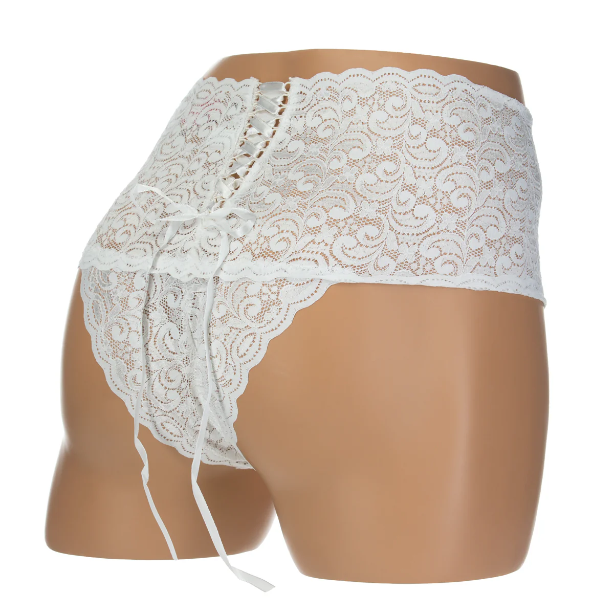 The Victorian Panty - White - Medium