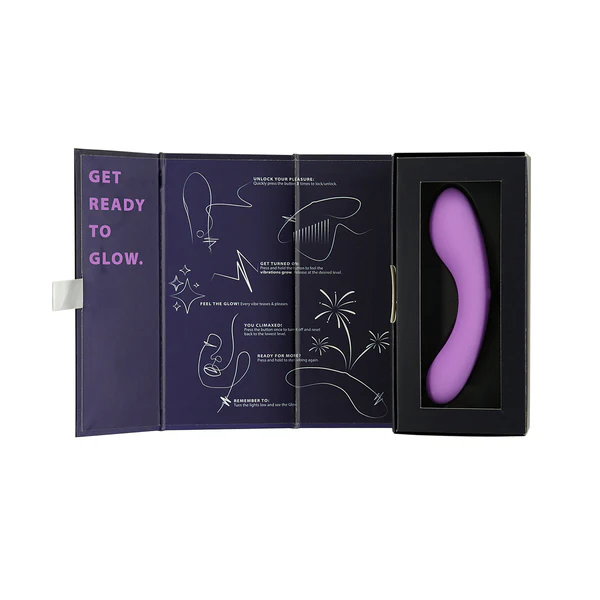 Swan® - The Mini Swan® Wand - Glow in the Dark - Purple