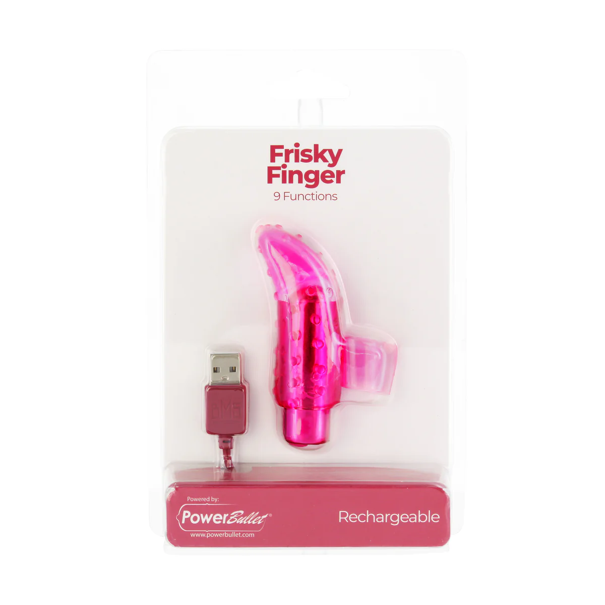 PowerBullet Frisky Finger - Rechargeable - Pink