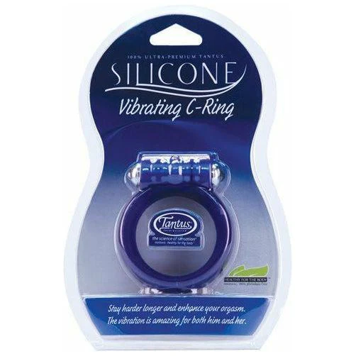 Tantus Silicone Vibrating Cock Ring - Purple