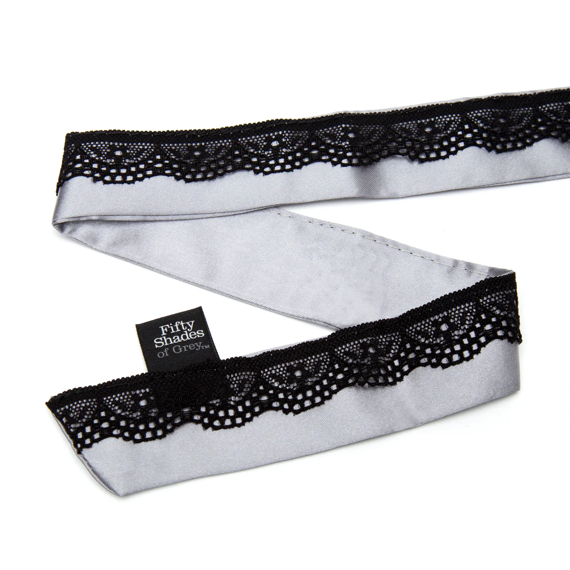 Fifty Shades of Grey® Play Nice Satin & Lace Collar & Nipple Clamps