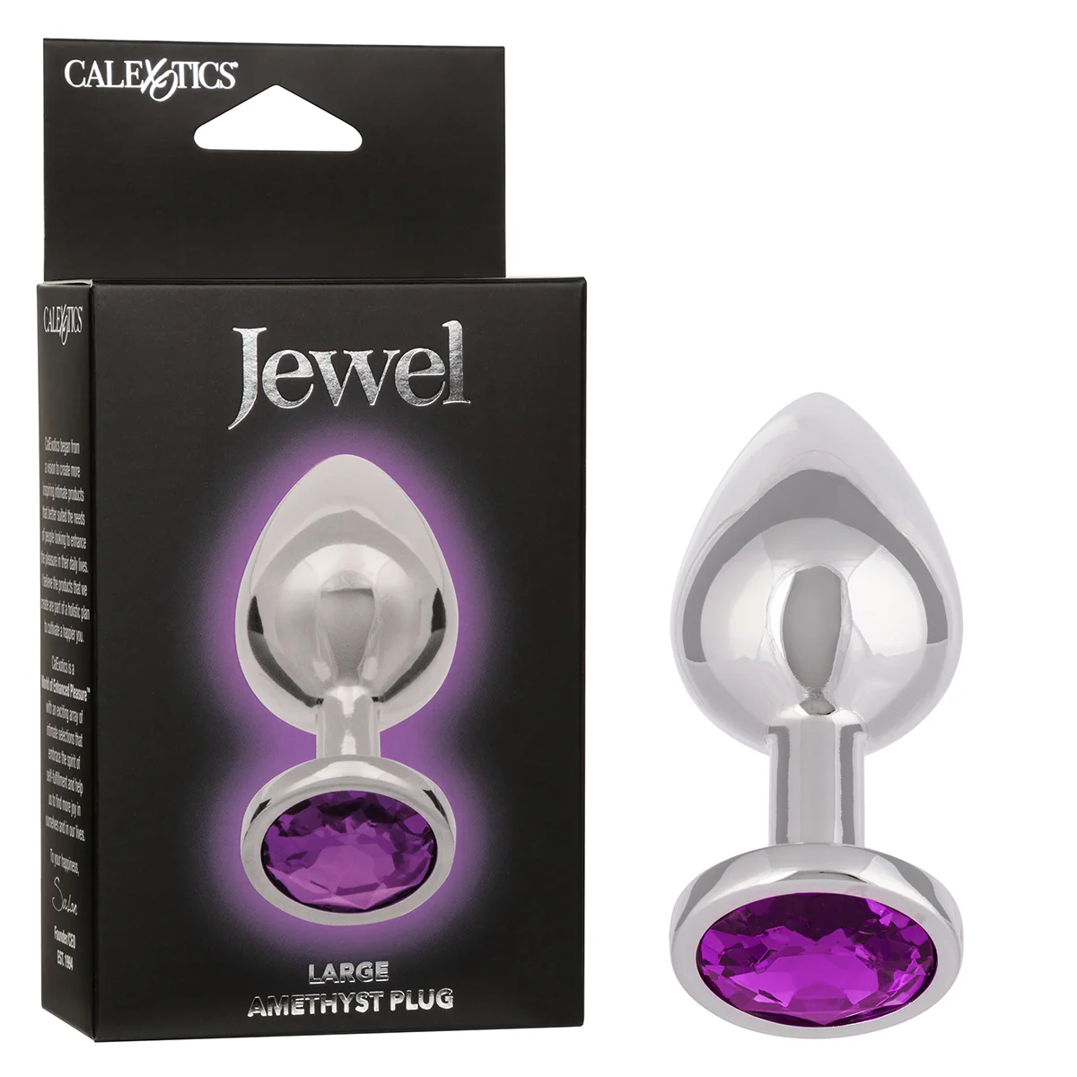 CaleXOtics Jewel Large Amethyst Plug- Amethyst