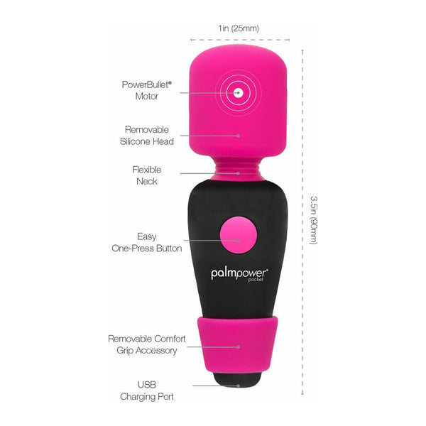 PalmPower Pocket - Rechargeable Mini Massager