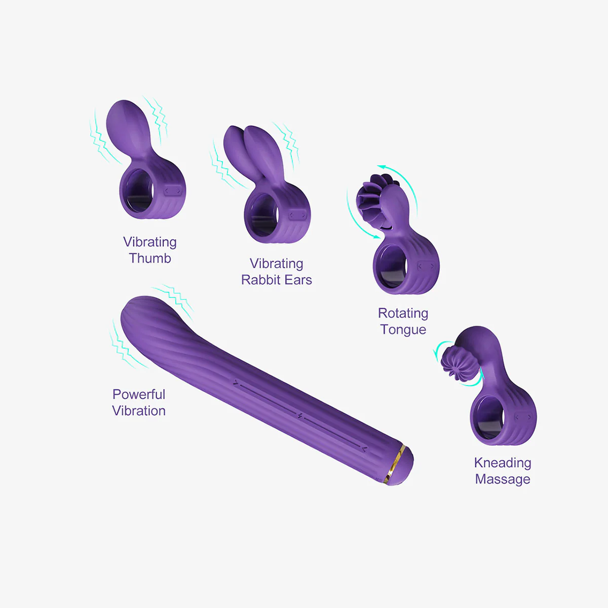 OTOUCH - Magic Stick Multi Functioning Vibrator S1 Plus - Purple