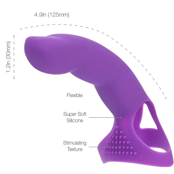 Simple and True Extra Touch Finger Dong - Purple