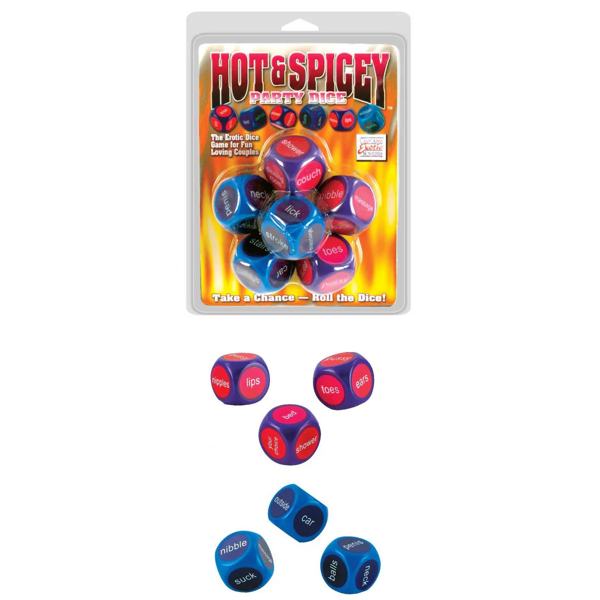 CalExotics Hot & Spicey - Erotic Dice