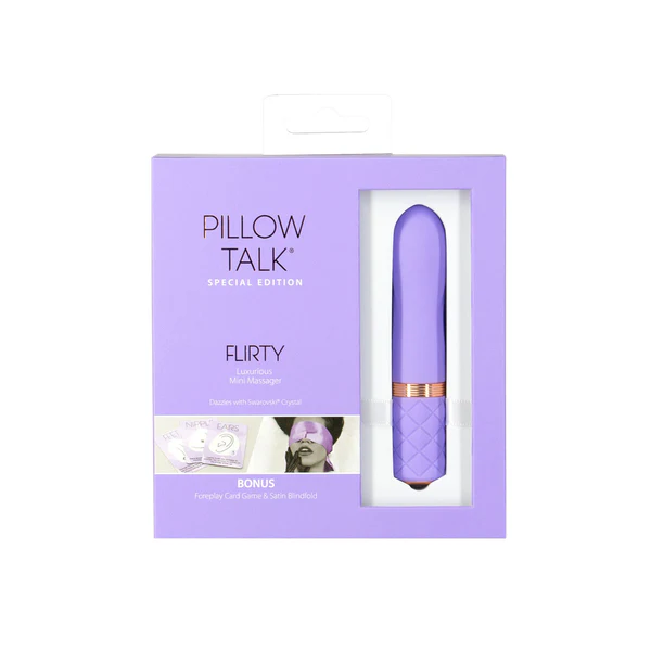 Pillow Talk - Special Edition Flirty - Luxurious Mini Massager - Rechargeable - Purple