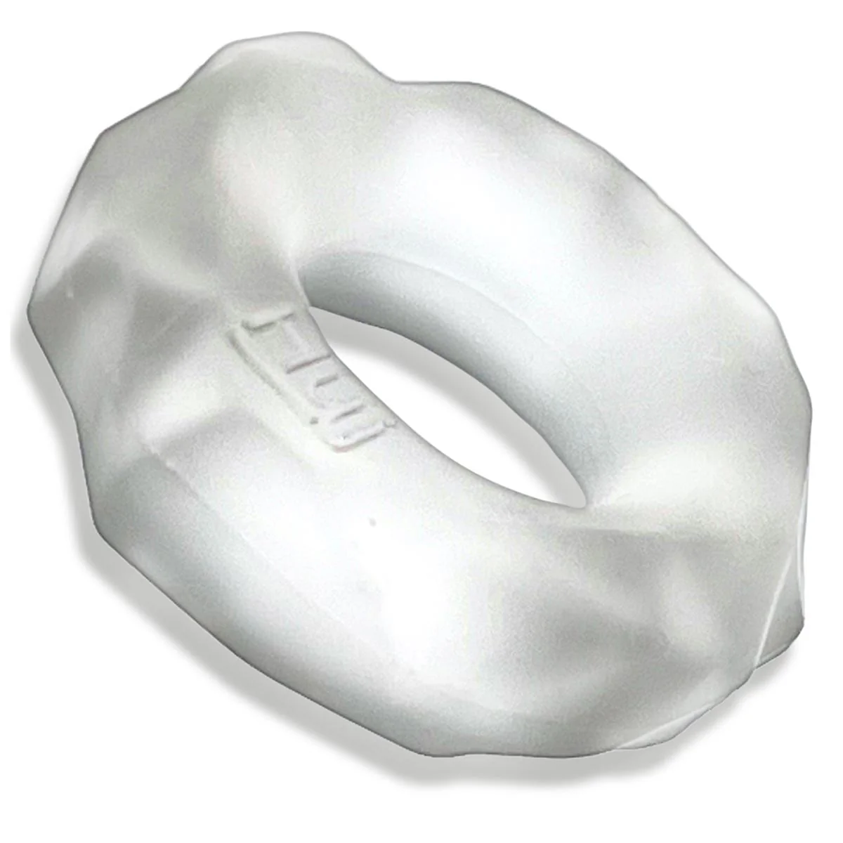 Oxballs - Hünkyjunk™ Fractal Tactile Cockring – Clear Ice