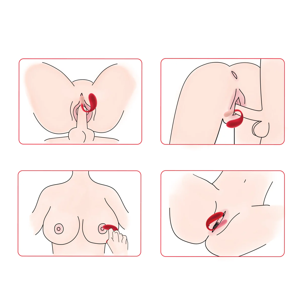 We-Vibe® - Special Edition Rechargeable Couples Vibrator - Red