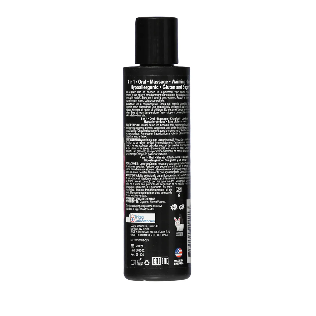 Wet Fun Flavours Lubricant - 4.1 oz - Passion Punch