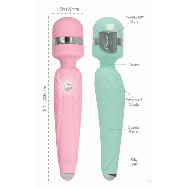 Pillow Talk Cheeky - Wand Massager - Pink