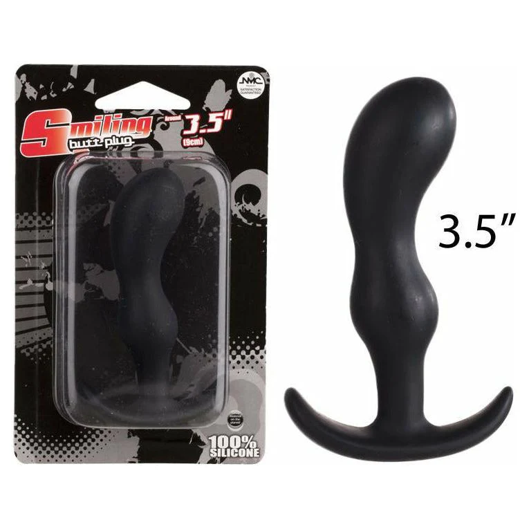 100% Silicone Smiling Butt Plug - P-Spot