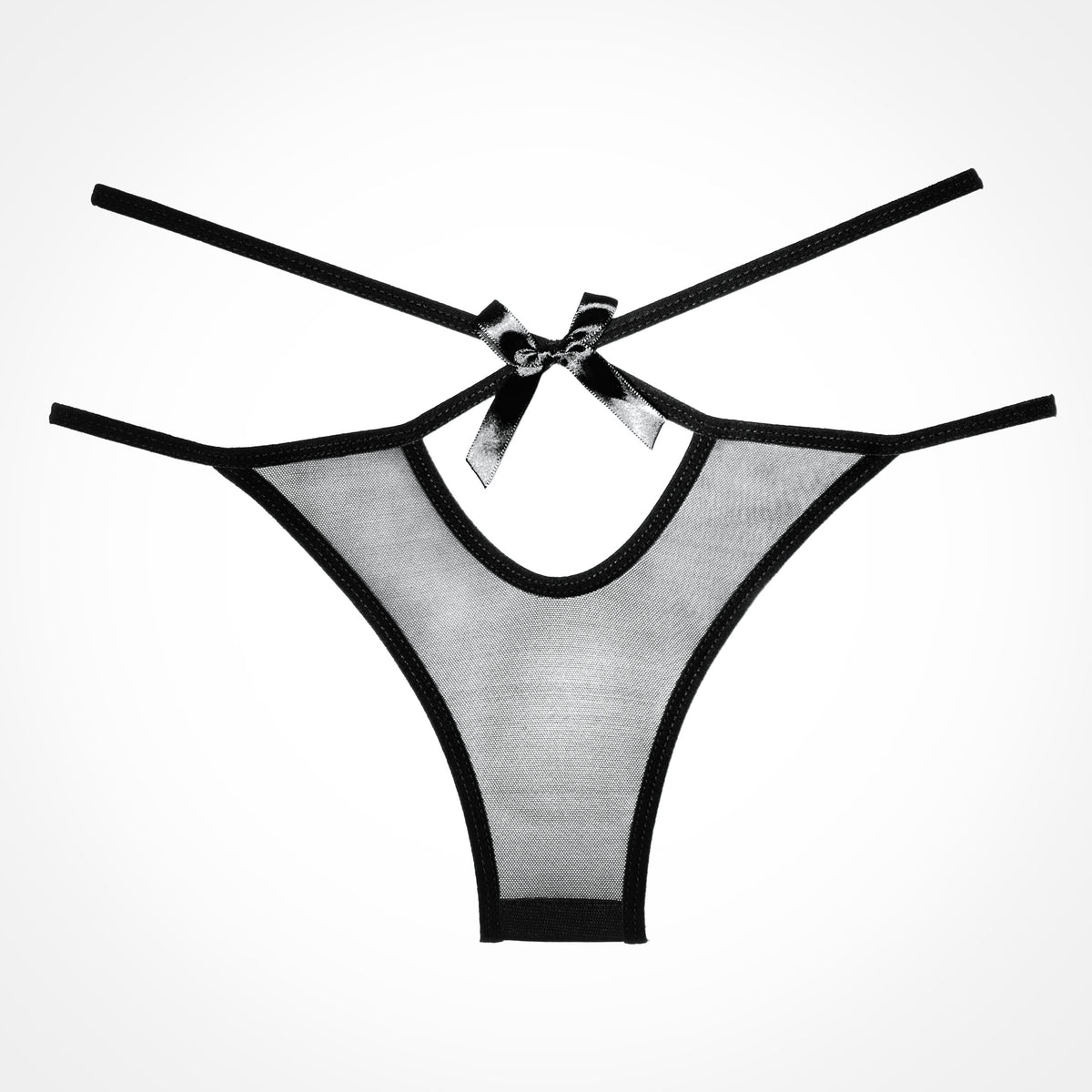 Allure Adore – Naughty Vanilla Panty – Black – One Size
