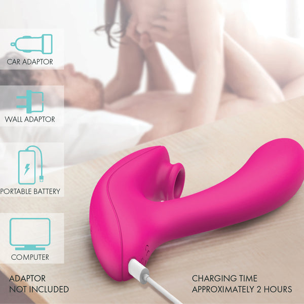 Pure Love® - Pulsating Pleasure Dual Vibrator - Stacy's Dog