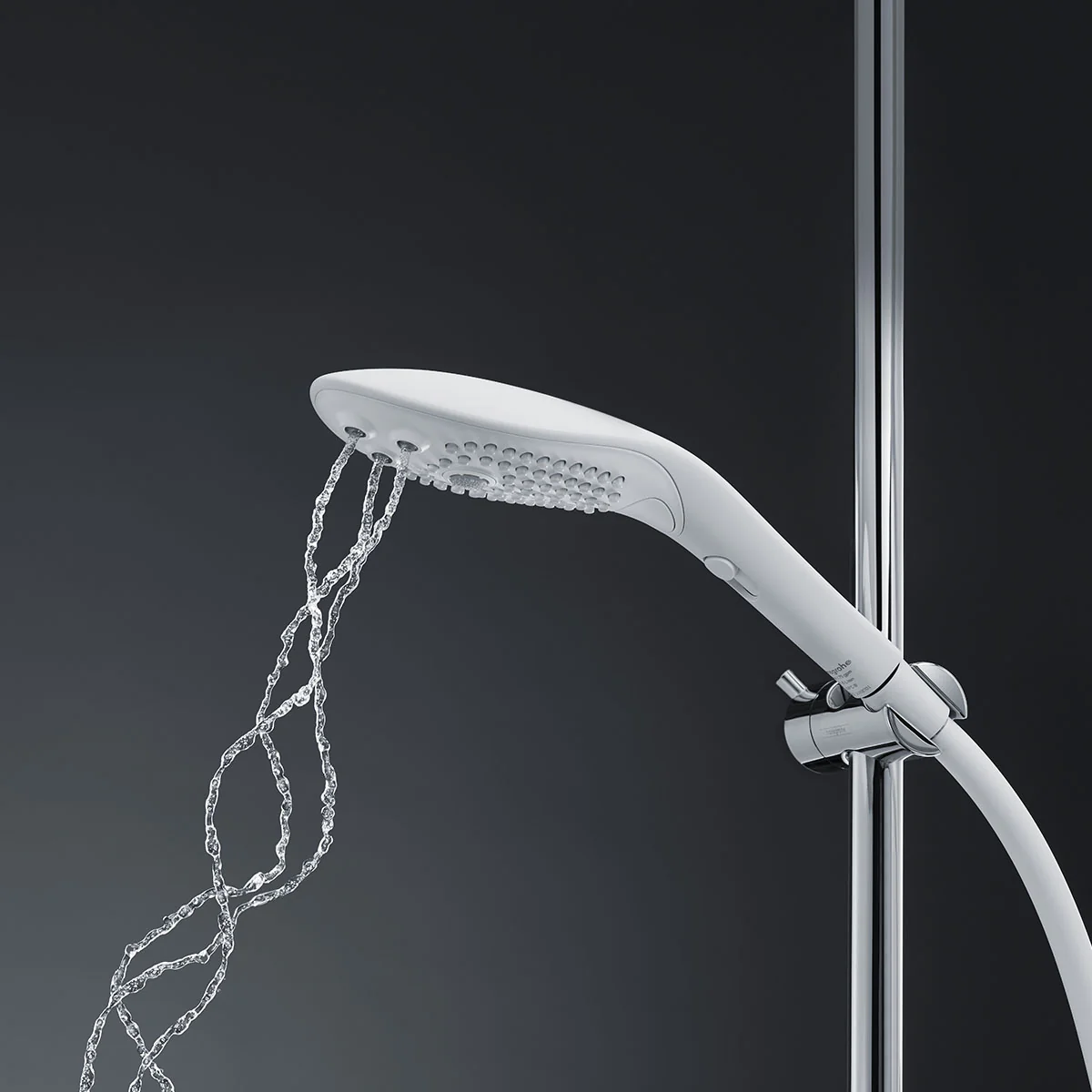 Womanizer® - Wave - Combined Shower Head & Water Massage Clitoral Stimulator - White