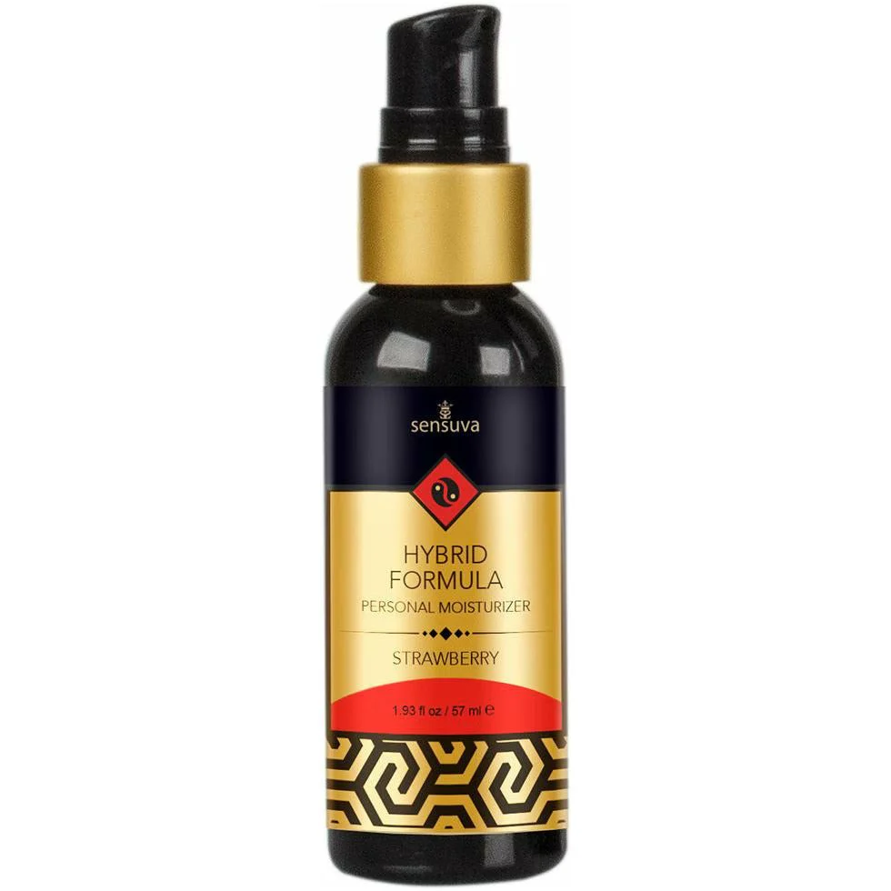Sensuva Hybrid Formula – Personal Moisturizer - Flavoured - 1.9 oz - Strawberry