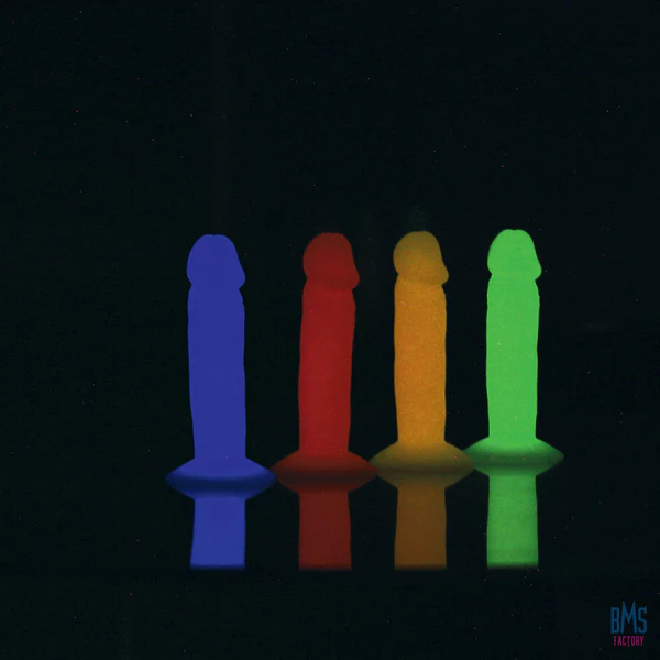 Addiction - Silly Willy – Glow in the Dark -  3.3” Silicone Dildo - 12 pcs