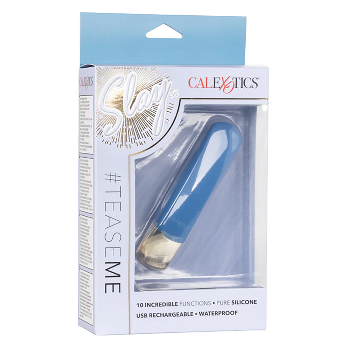 CalExotics® - Slay #Tease Me - Silicone Massager - Blue