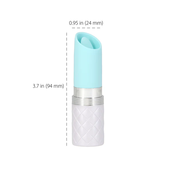 Pillow Talk® Lusty Luxurious Flickering Massager - Teal