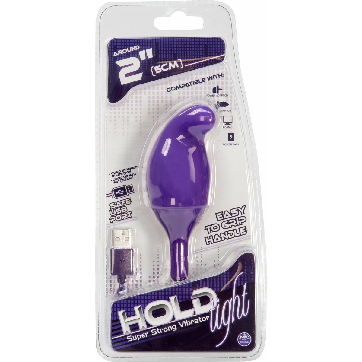 NMC Hold Tight - G-Spot Vibrator - Rechargeable - Purple