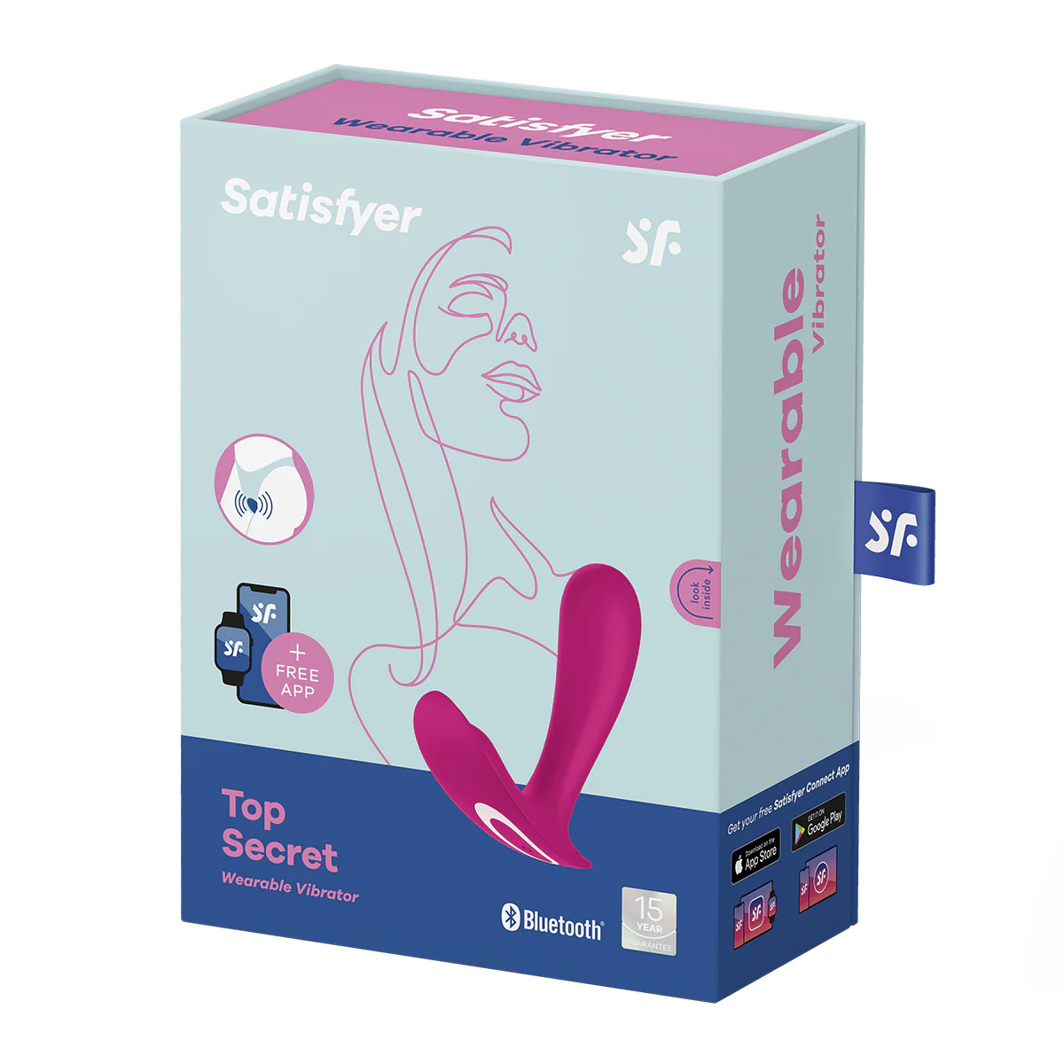 Satisfyer - Top Secret Wearable Vibrator – Pink