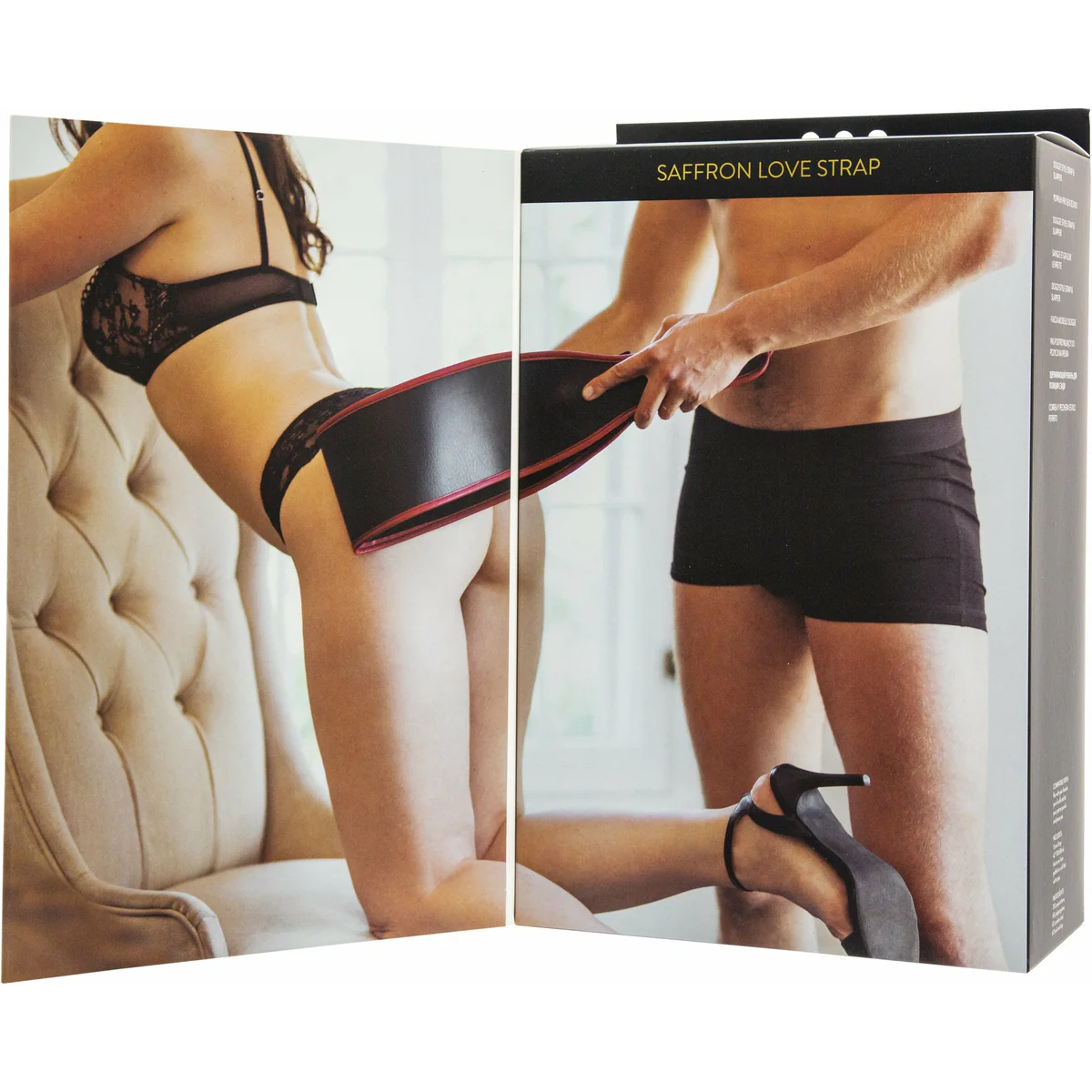 Sportsheets Love Strap – Black/Red
