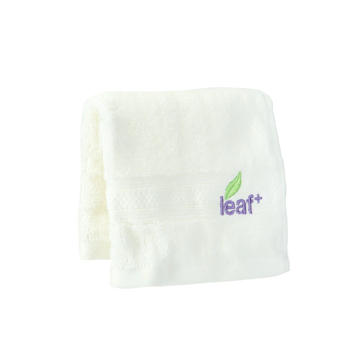 Swan Leaf+ Hand Towel – White