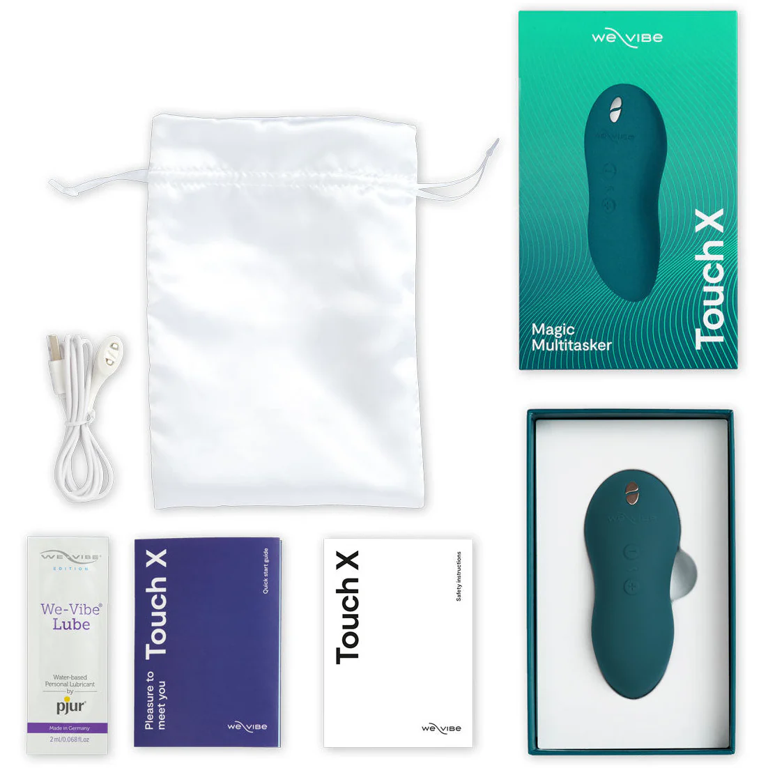 We-Vibe - Forever Favorites – Lay-On Vibrating Massager & Bullet Vibrator Special Edition Set – Velvet/Midnight Blue