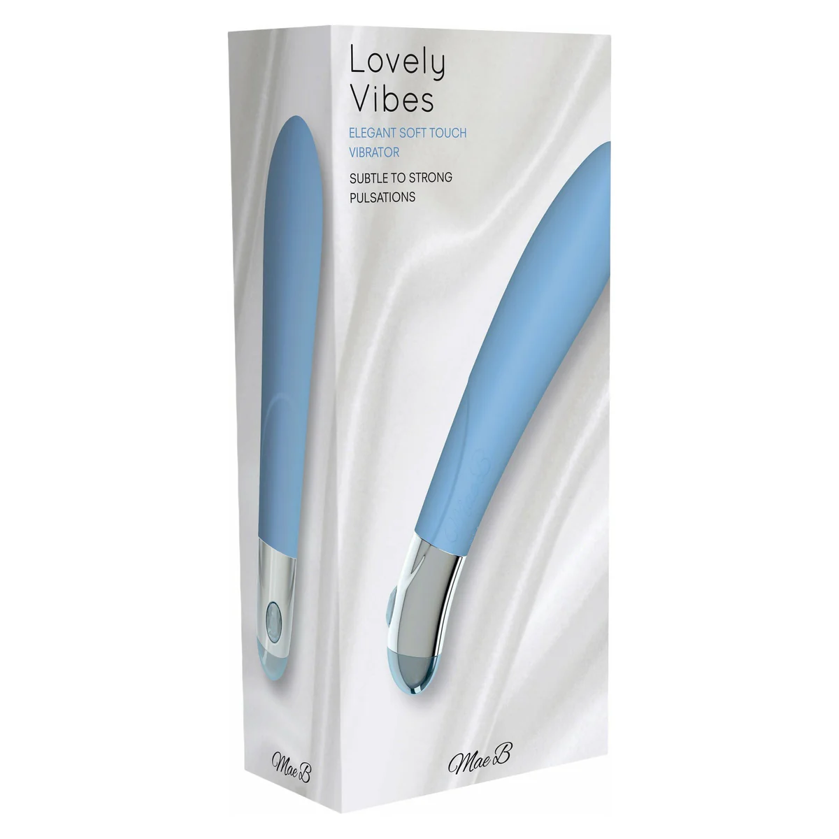 Mae B Lovely Vibes - Elegant Soft Touch Vibrator - Blue