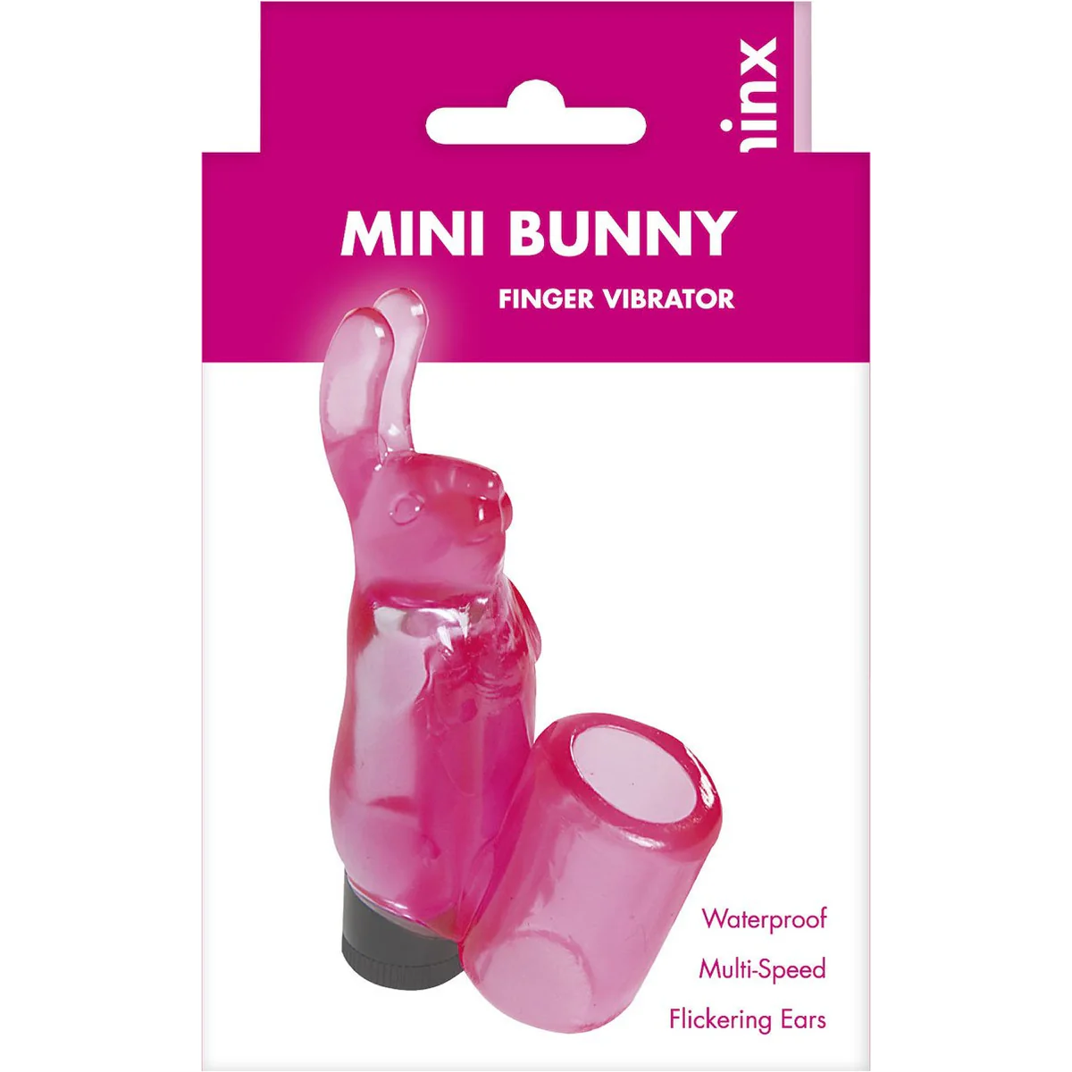 Minx Mini Bunny Finger Vibrator - Pink