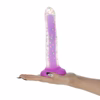 Rave by Addiction – 8” Bendable Glow in the Dark Dildo – Purple Confetti