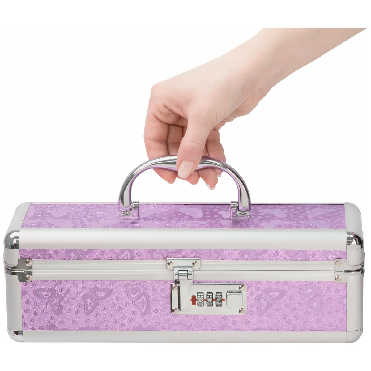 PowerBullet Simple and True - Lockable Vibrator Case - Purple
