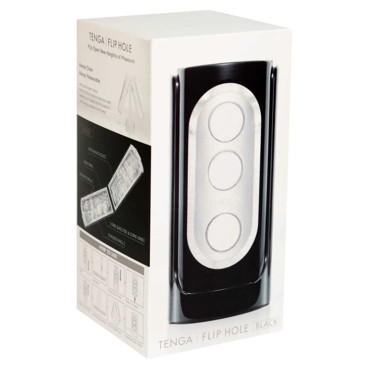 Tenga Flip Hole Masturbator - Black