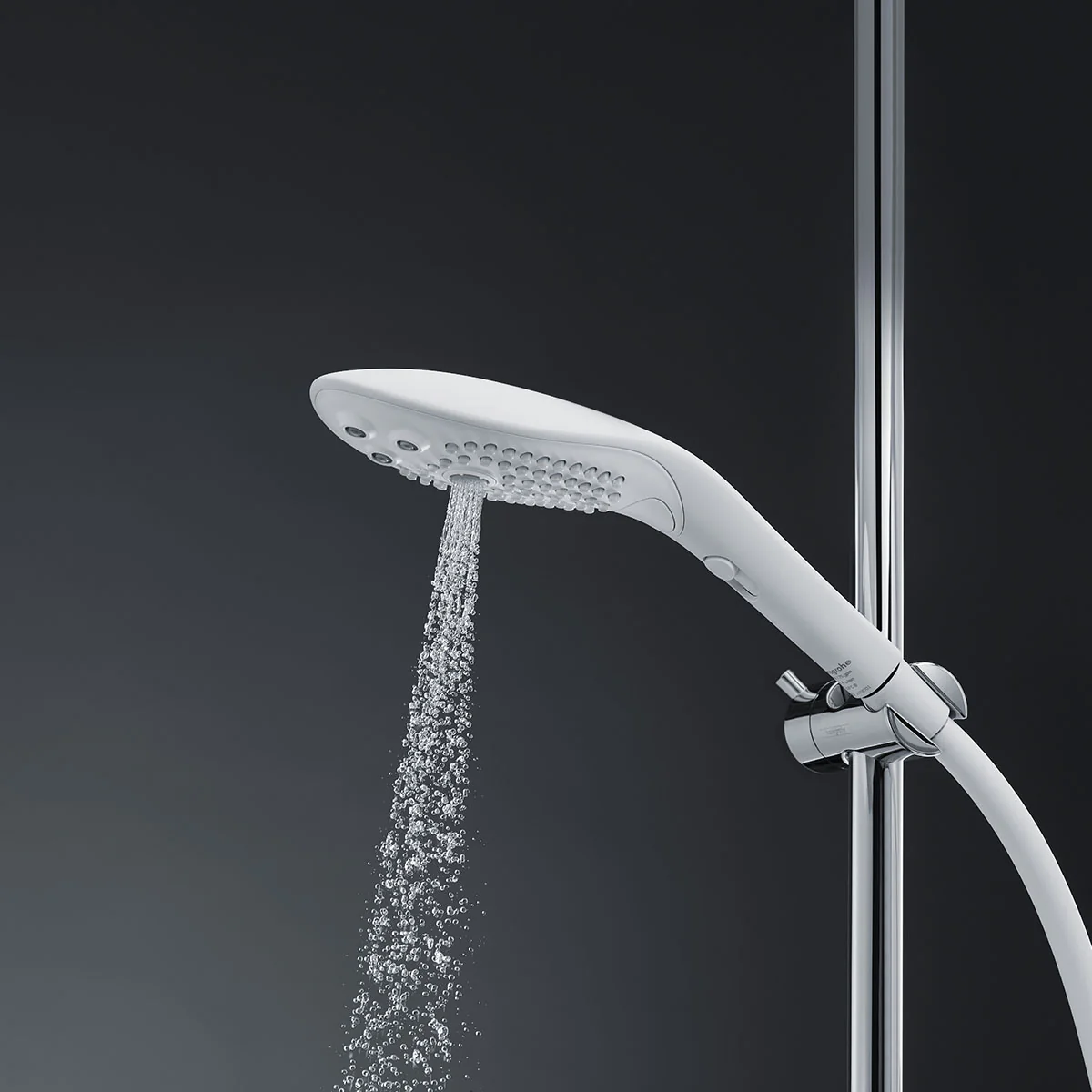 Womanizer® - Wave - Combined Shower Head & Water Massage Clitoral Stimulator - White