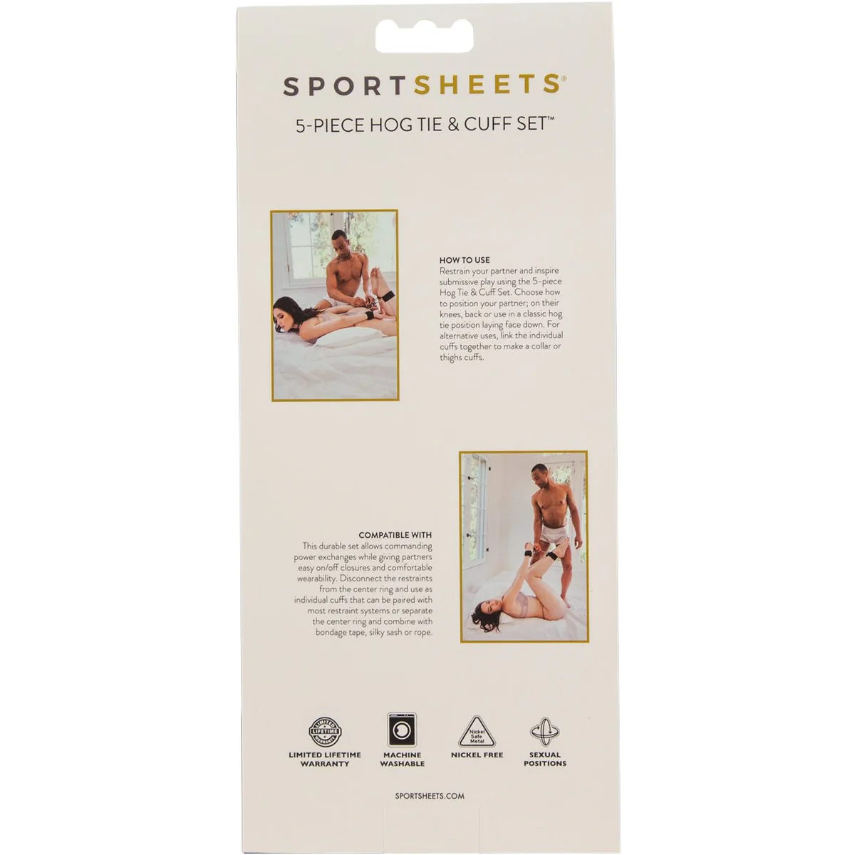 Sportsheets Sportsheets - 5 Piece Hog Tie & Cuff Set