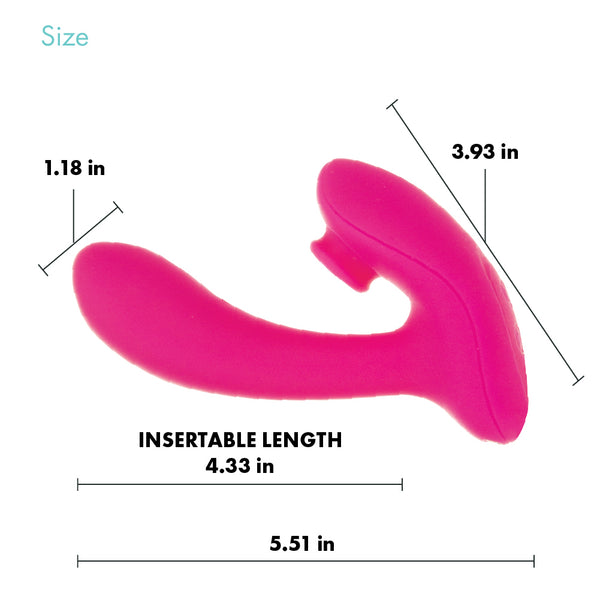 Pure Love® - Pulsating Pleasure Dual Vibrator - Stacy's Dog