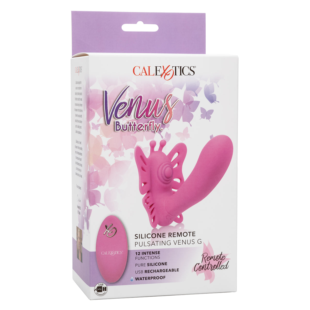 Calexotics - Venus Butterfly Silicone Remote Pulsating G