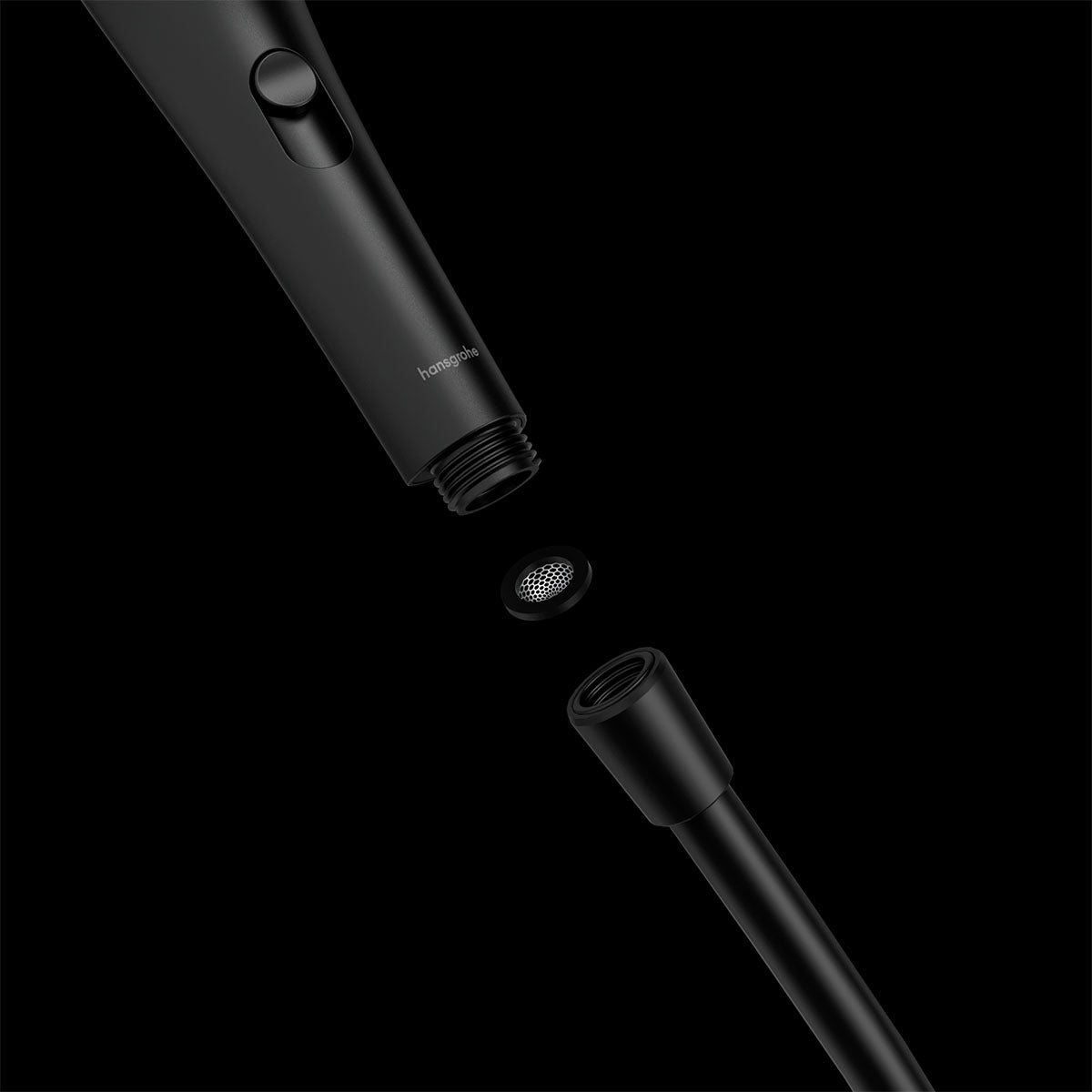 Womanizer® - Wave - Combined Shower Head & Water Massage Clitoral Stimulator - Black
