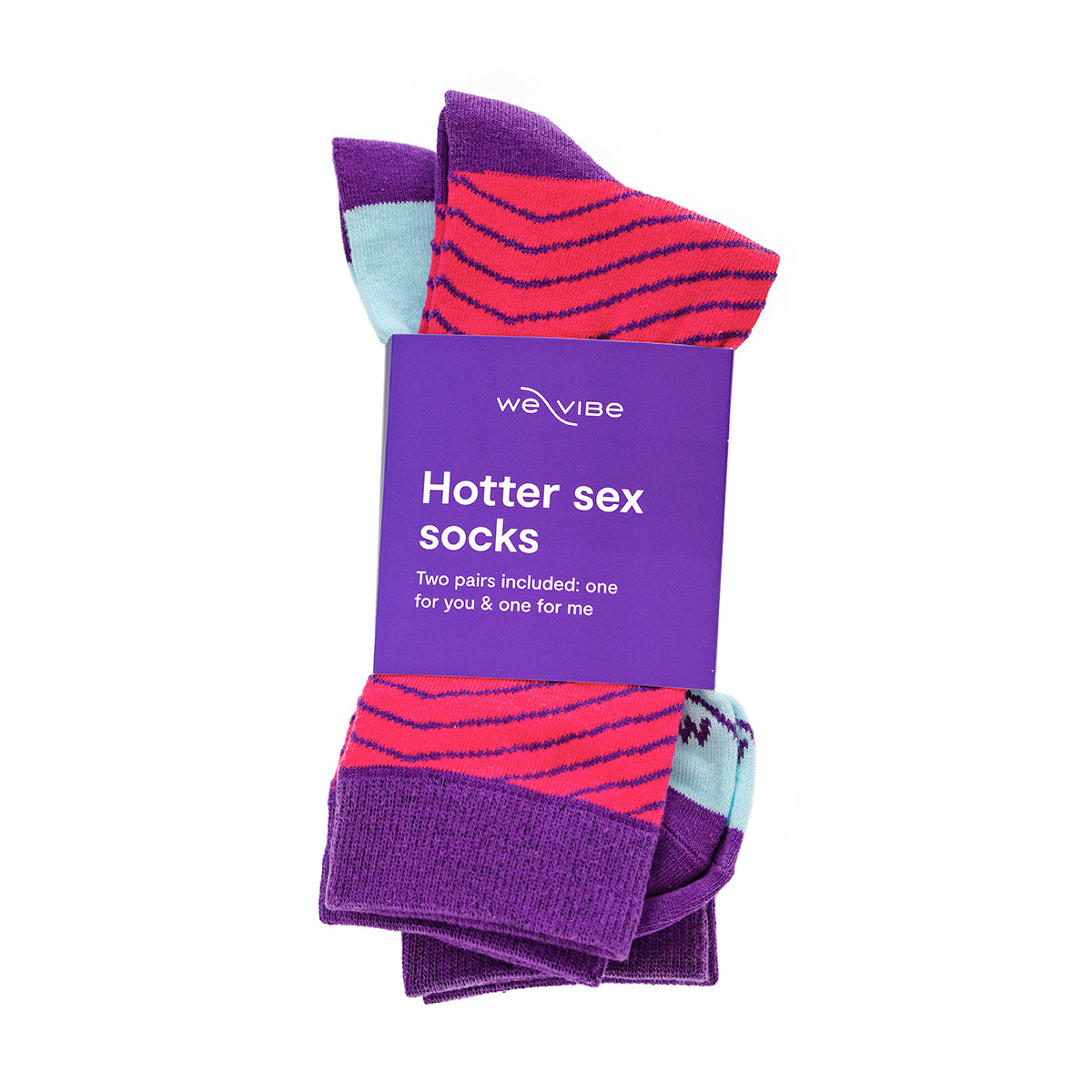 We-Vibe Hotter Sex Socks – 2 Pairs – O/S *Limited Quantities - While Supplies Last!