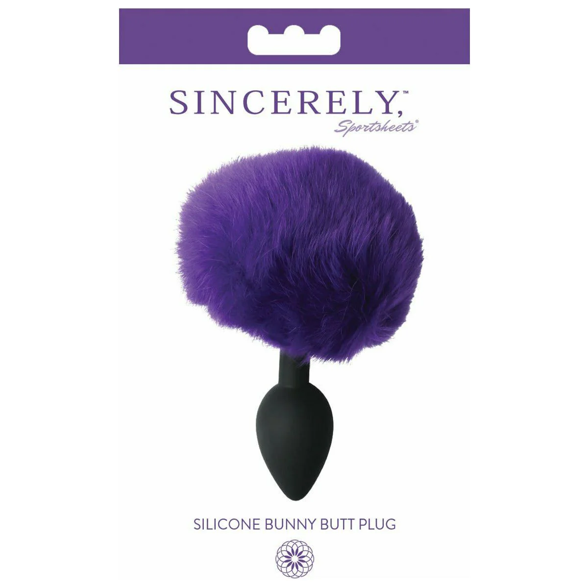 Sportsheets Sincerely - Silicone Bunny Butt Plug - Purple