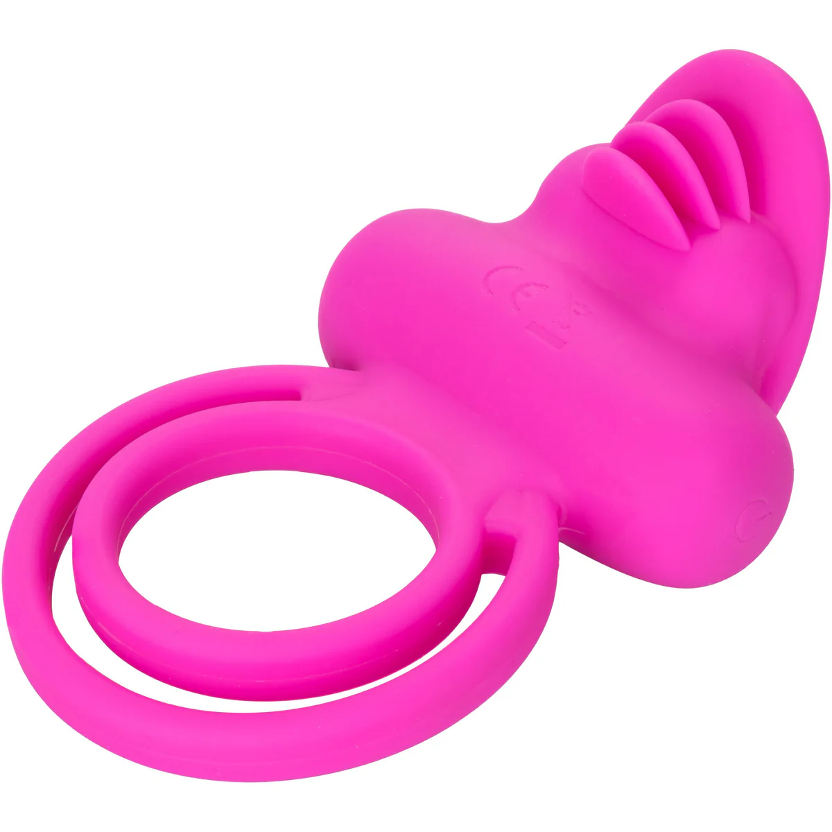 CalExotics Dual Clit Flicker/Cock Ring – Pink