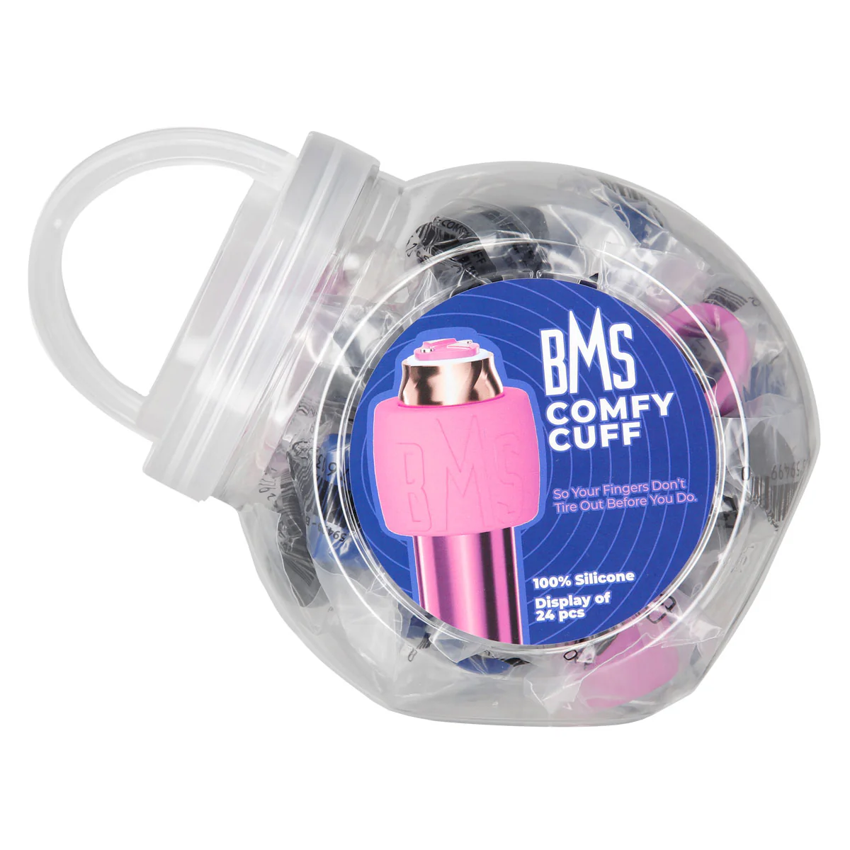 BMS Silicone Comfy Cuff Bowl – Assorted Colours – 24 pcs.