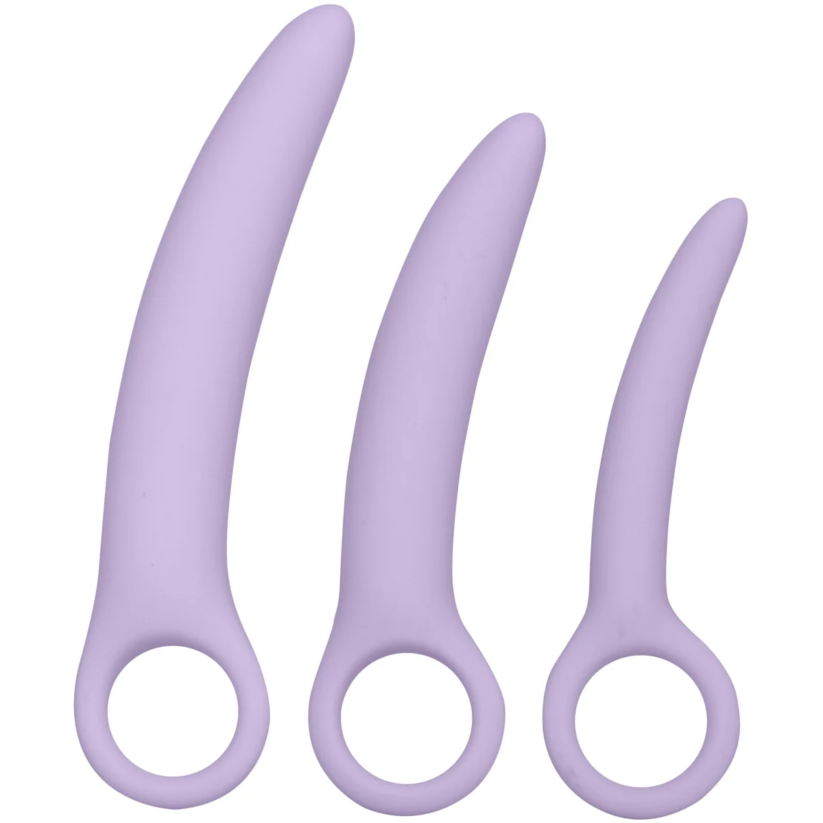 Cal Exotics® Dr. Laura Berman® Alena™ – Set of 3 Silicone Dilators – Purple