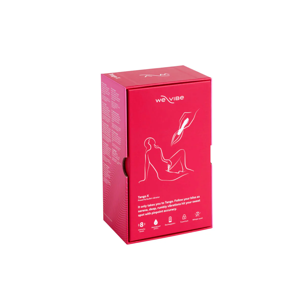 We-Vibe Tango X – Bullet Vibrator – Rechargeable – Cherry Red