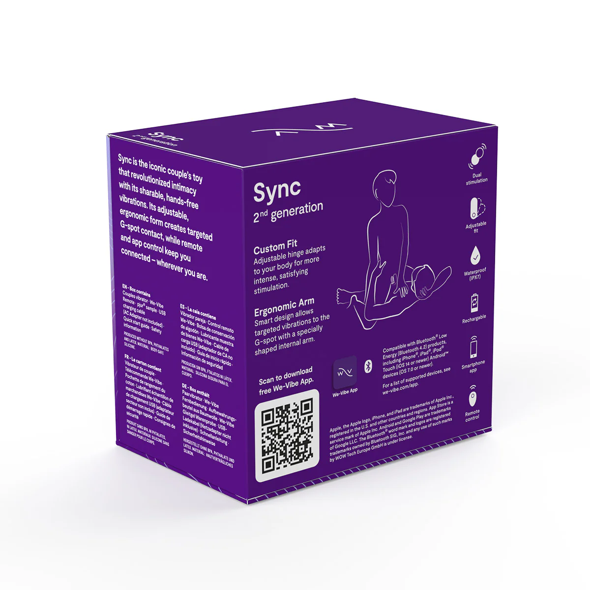 We-Vibe® - Sync Wearable Couples’ Vibrator 2nd  Generation - Purple
