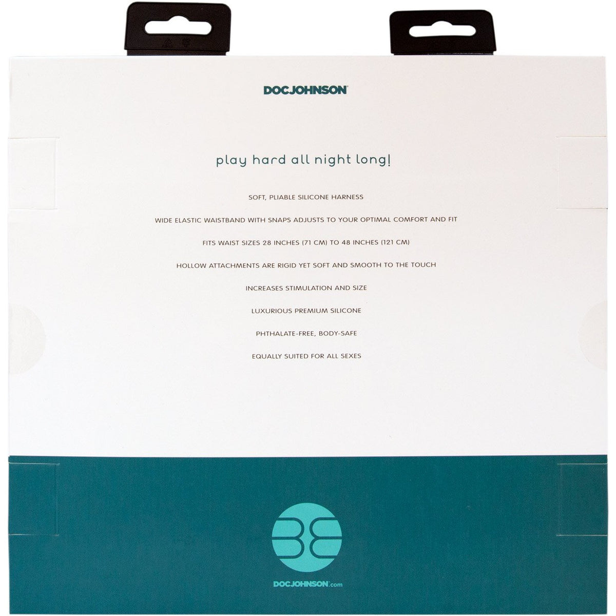 Doc Johnson Body Extensions – Be Strong 2 Piece Strap-On Set - Slim