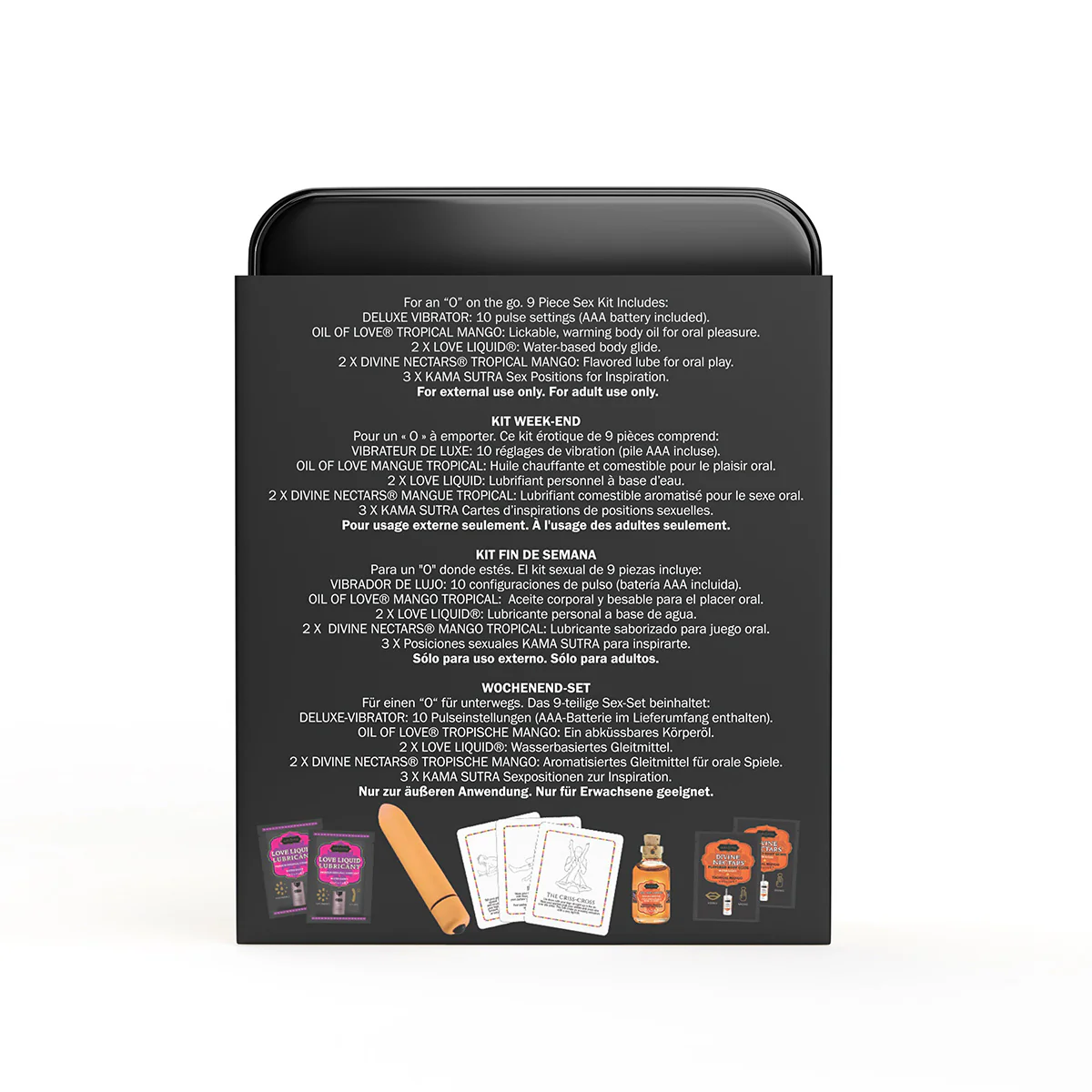 Kama Sutra Weekender Kit for an “O” on the Go – Tropical Mango