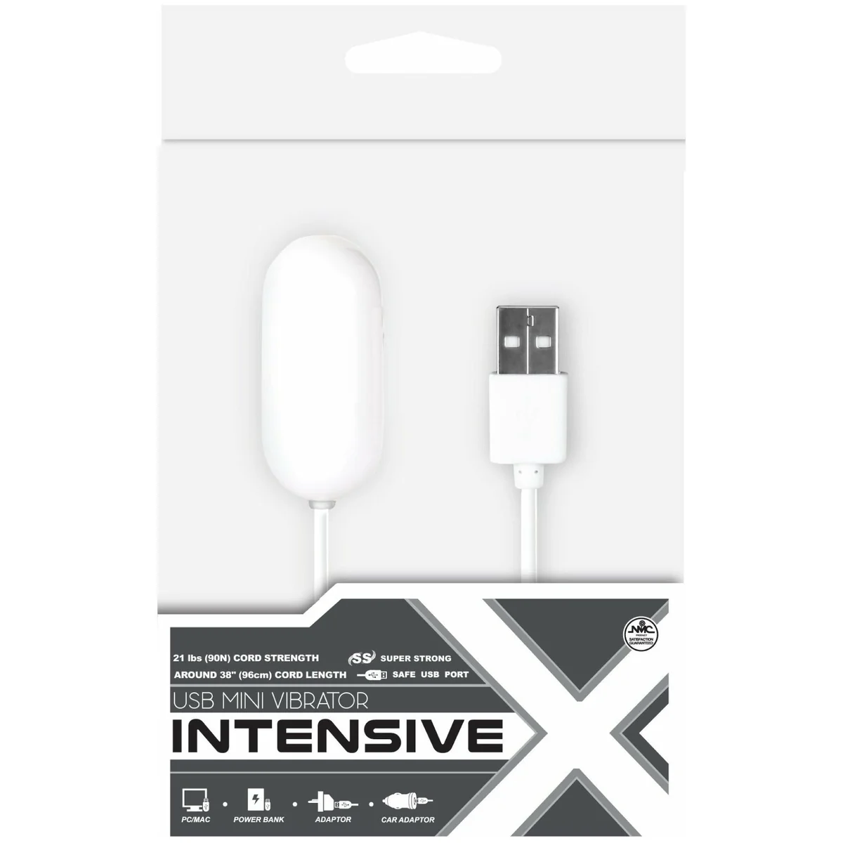 NMC Intensive X - USB Bullet Vibrator - White