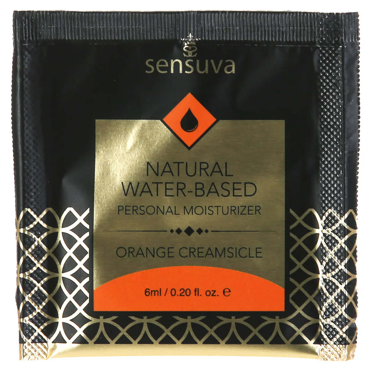 Sensuva Natural Water-Based – Flavoured Personal Moisturizer - 6ml/0.2oz, Orange Creamsicle