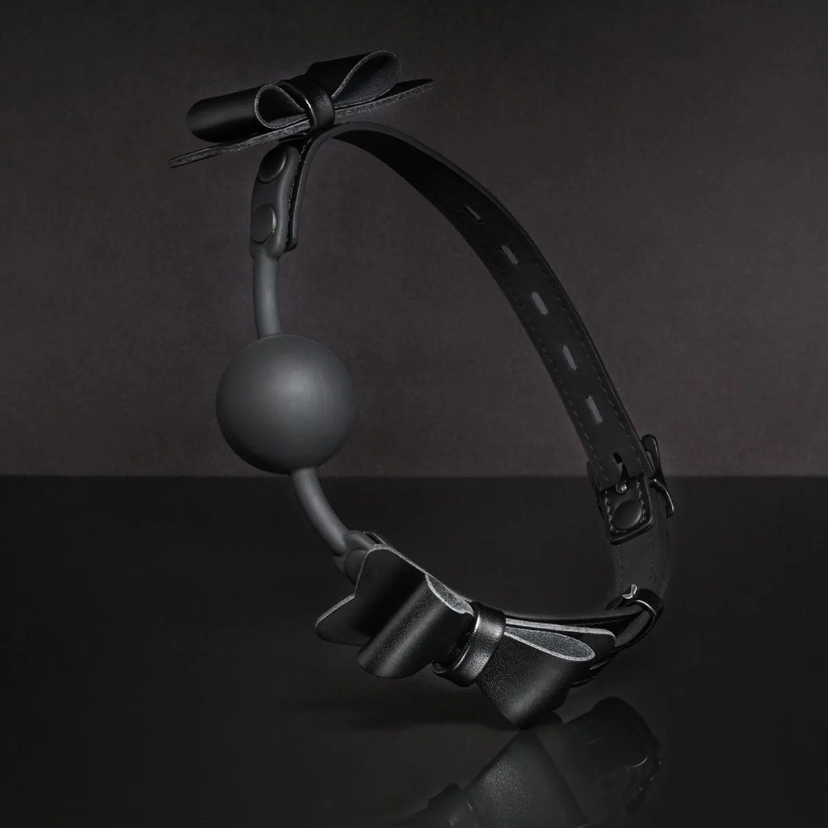 Sportsheets - Sincerely -  Bow Tie Ball Gag - Black